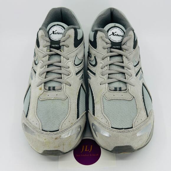 Xelero Men\'s Matrix 2020 Grey Suede Walking Sneakers X35308-4E Size 9.5 4E EEEE main image 11